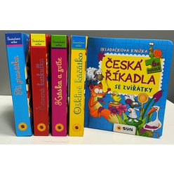 Skládačkové knížky pro malé čtenáře 2-5 let