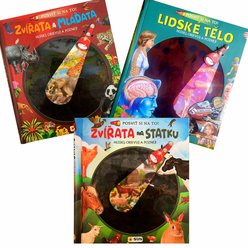 Posviť si na to - Knížky s baterkou - Balíček 3 knih