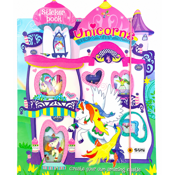 Unicorns – velká samolepková knížka