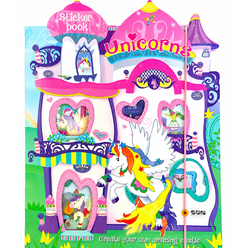 Unicorns – velká samolepková knížka