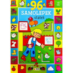 STATEK - MOJE PRVNÍ SLŮVKA - 96 samolepek -  Kniha pro nejmenší