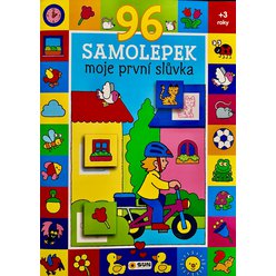 MOJE PRVNÍ SLŮVKA - 96 samolepek -  Kniha pro nejmenší