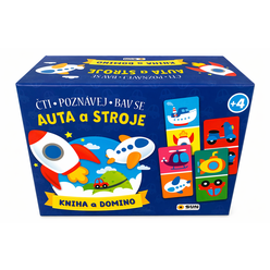 Kniha a Domino - Auta a stroje