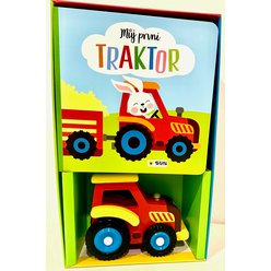 Můj první TRAKTOR - Dárkový box kniha s hračkou