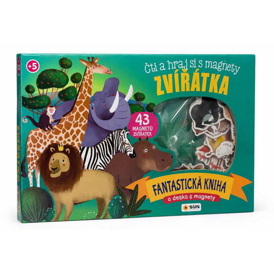 Čti a hraj si s magnety ZVÍŘÁTKA