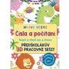 Písanka napiš a smaž – drážkované linky s tužkou pro předškoláky