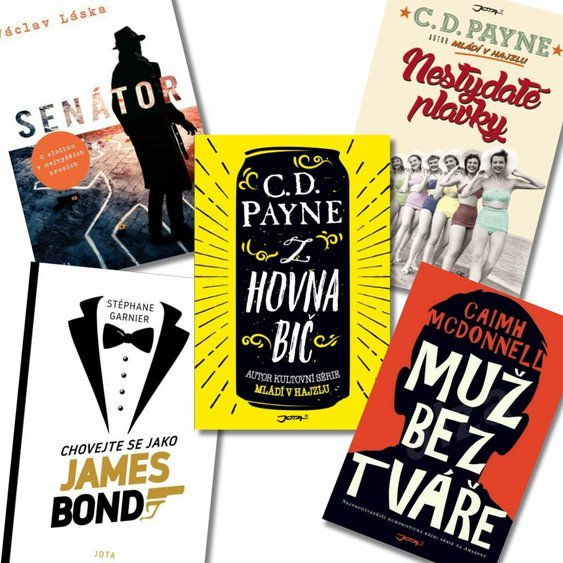 sada 5 humoristických románů