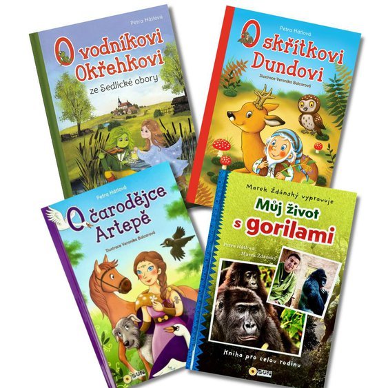 balíček knih Petry Hátlové