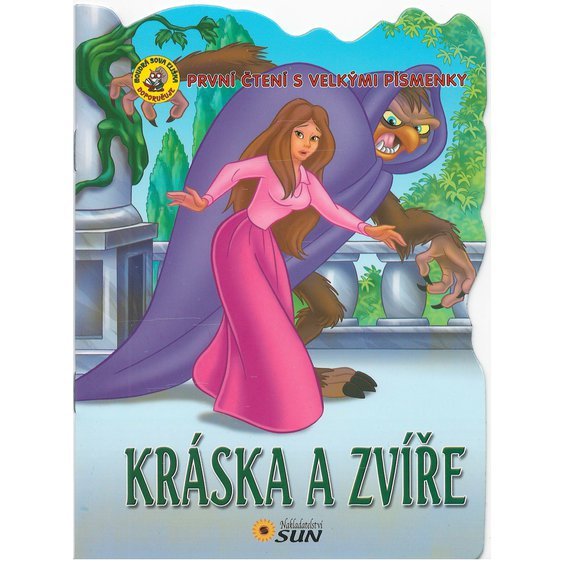Kráska a zvíře - První čtení s velkými písmenky