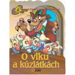 O vlku a kůzlátkách - První čtení s velkými písmenky