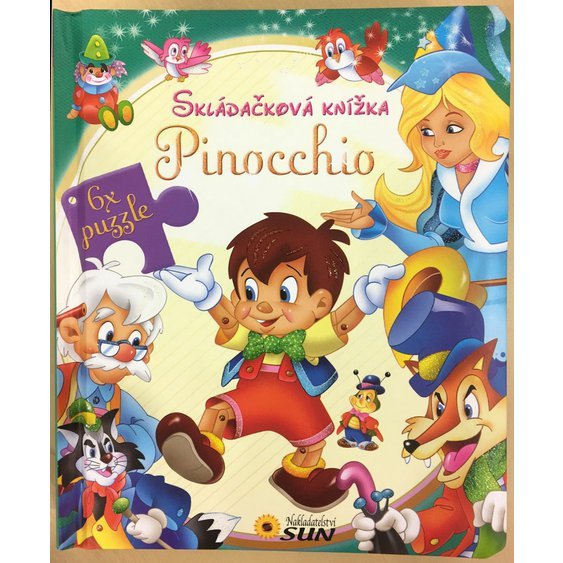 Skládačková knížka: Pinocchio