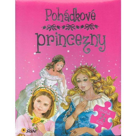 Pohádkové princezny 7 puzzle s pohádkou