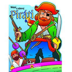 Piráti - nalepuj a vybarvuj