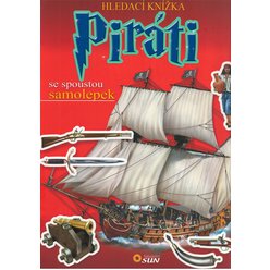 HLEDACÍ KNÍŽKA - PIRÁTI se spoustou samolepek