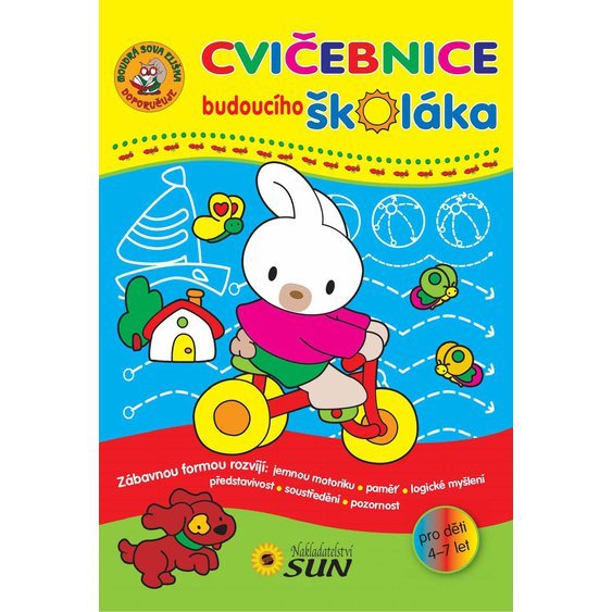 Cvičebnice budoucího školáka - žlutá