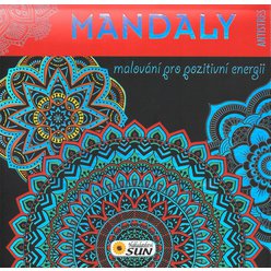 MANDALY - ANTISTRES Malování pro pozitivní energii - červené