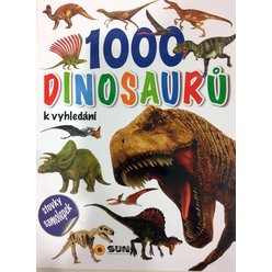 1000 dinosaurů k vyhledání se stovkami samolepek