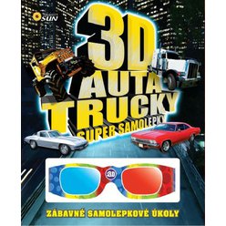 3D Auta, trucky - Super samolepky