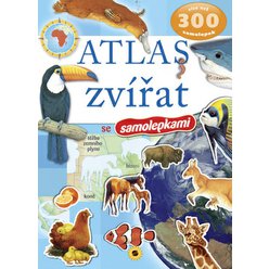 Atlas zvířat se samolepkami