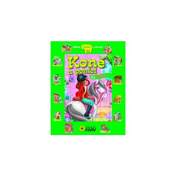 Koně a poníci - 8 puzzle