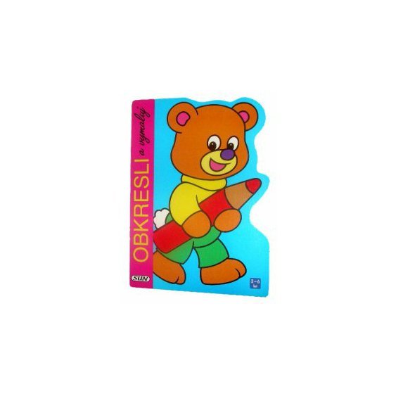 Medvěd - obkresli a vymaluj