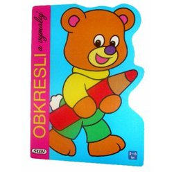Medvěd - obkresli a vymaluj