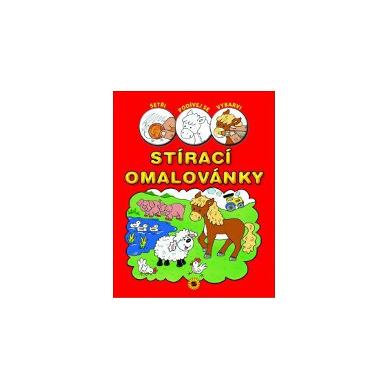 Stírací omalovánky (červené)