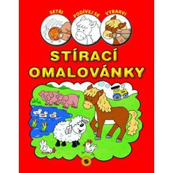Stírací omalovánky (červené)