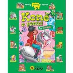 Koně a poníci - 8 puzzle